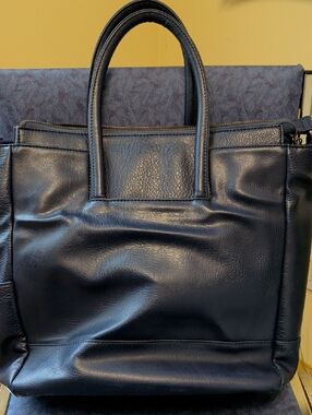 New Matt and Nat Dark Blue Tote/Computer Bag - Minimalist Professional Carryall